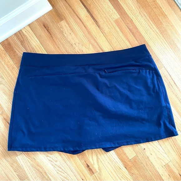 Lands End Active Knit Skort Navy Blue Size 3X - Picture 7 of 7